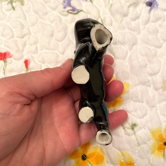 Vintage Scotty Dog Black Porcelain Ceramic Figurine Adorable 4” 🐾 - Picture 8 of 10